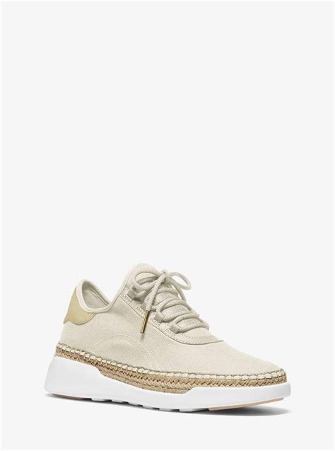 michael kors finch lace up sneakers|Finch Canvas and Leather Lace.